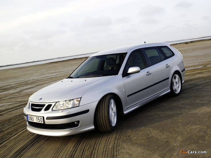 Saab 9-3 Aero SportCombi 2006–07 wallpapers (800 x 600)