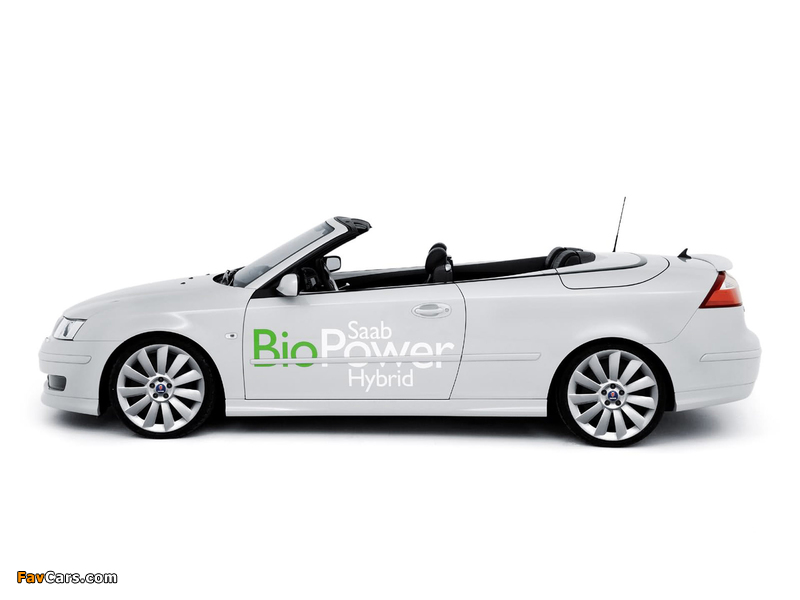 Saab 9-3 Convertible BioPower Hybrid Concept 2006 wallpapers (800 x 600)