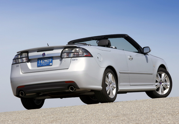 Saab 9-3 Aero Convertible US-spec 2008–11 wallpapers