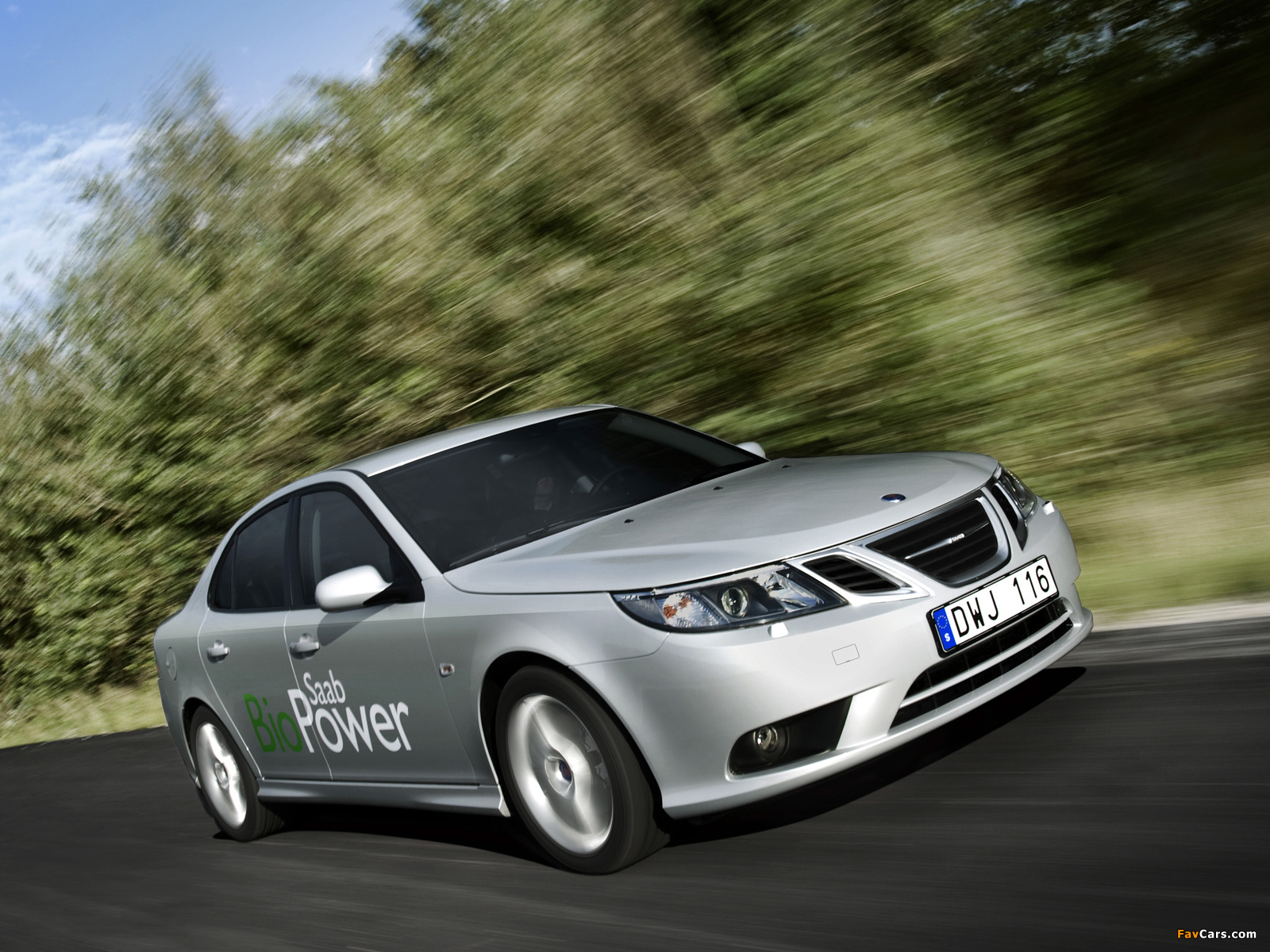 Saab 9-3 BioPower Sport Sedan 2008–11 wallpapers (1600 x 1200)