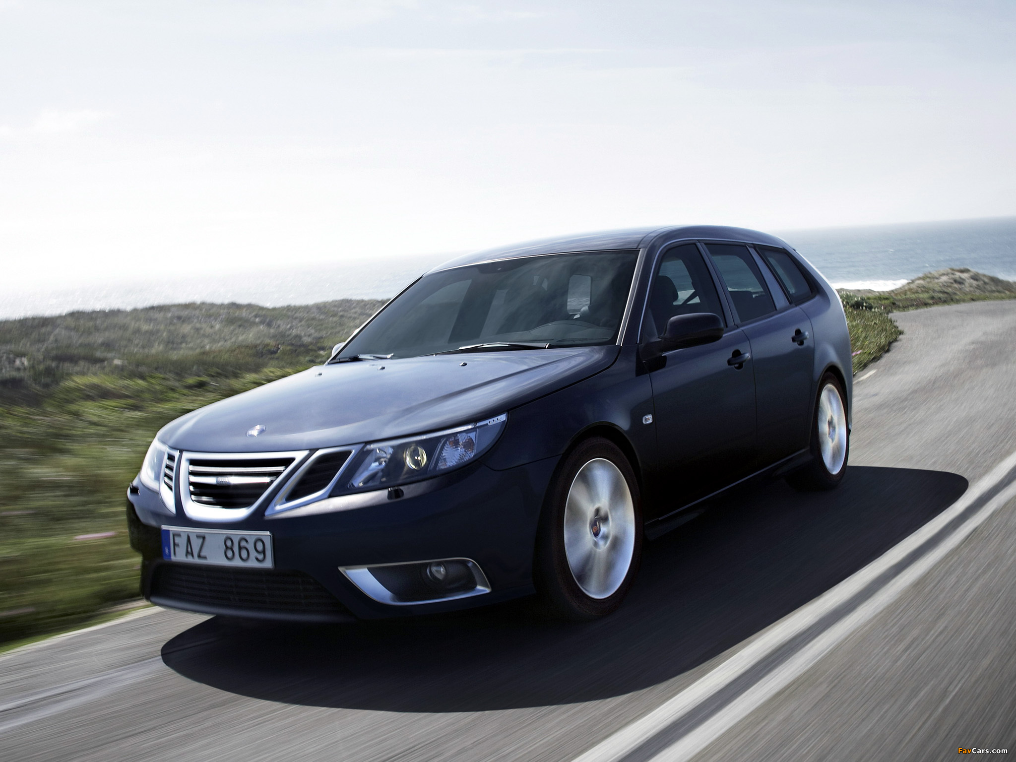 Saab 9-3 Aero SportCombi 2008–11 wallpapers (2048 x 1536)