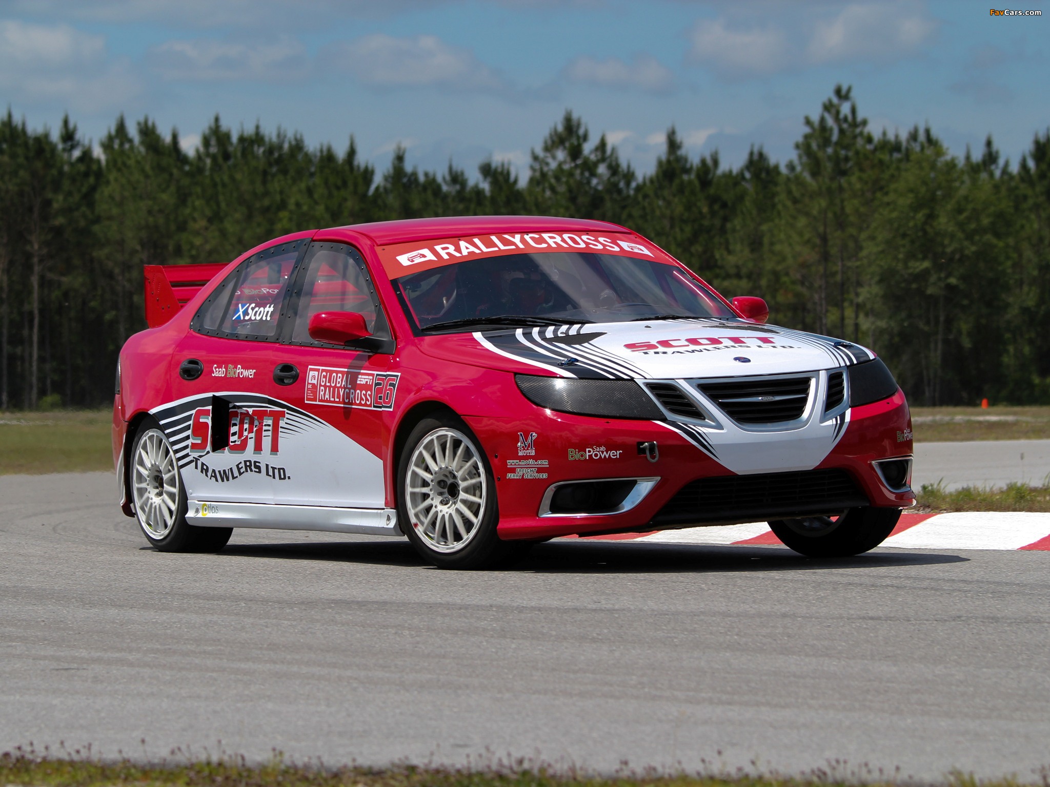 Saab 9-3 Rallycross 2010 wallpapers (2048 x 1536)