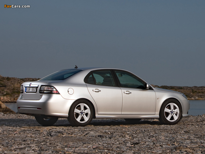 Saab 9-3 TTiD4 Sport Sedan 2010–11 wallpapers (800 x 600)