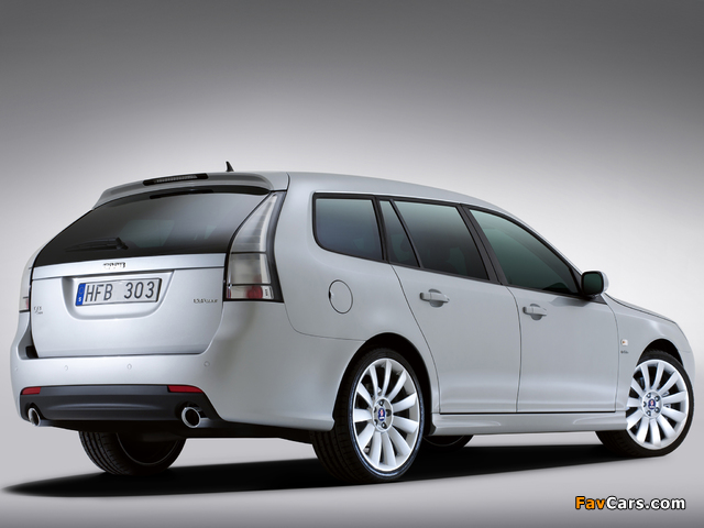 Saab 9-3 Griffin Aero SportCombi 2011 wallpapers (640 x 480)