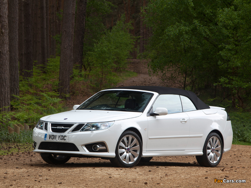 Saab 9-3 Griffin Aero Convertible UK-spec 2011 wallpapers (800 x 600)