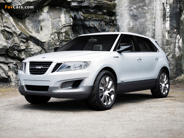 Saab 9-4X BioPower Concept 2008 wallpapers (640 x 480)