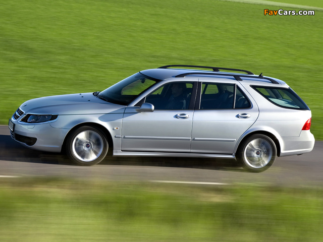 Images of Saab 9-5 SportCombi 2005–10 (640 x 480)