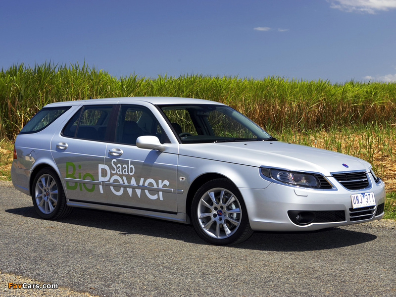 Images of Saab 9-5 BioPower SportCombi 2008–10 (800 x 600)