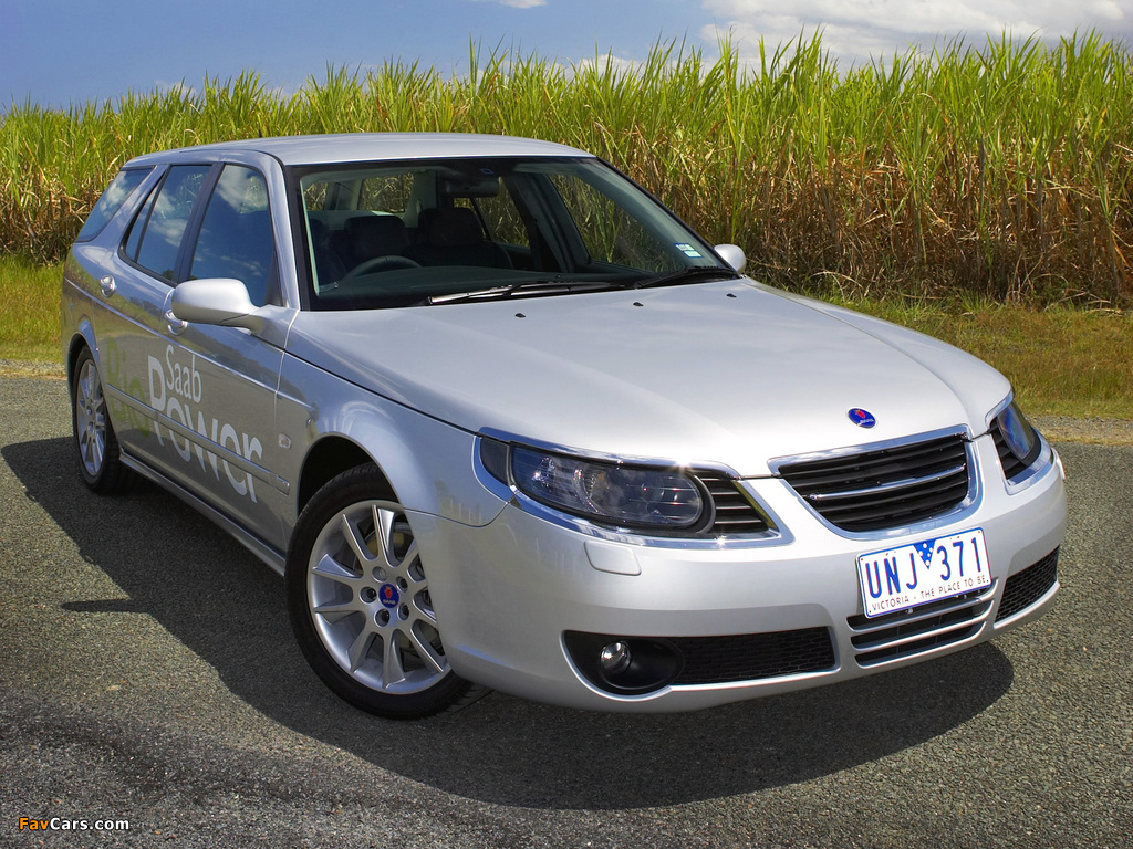 Images of Saab 9-5 BioPower SportCombi 2008–10 (1024 x 768)