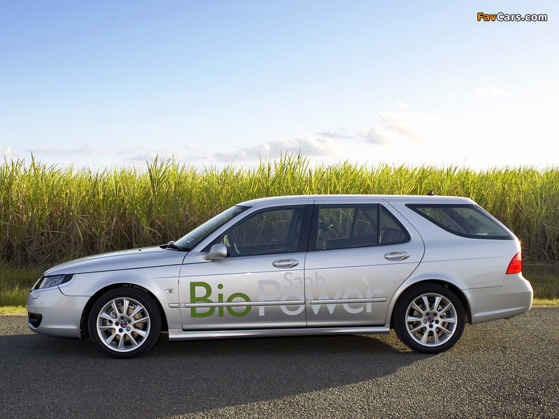 Images of Saab 9-5 BioPower SportCombi 2008–10 (800 x 600)