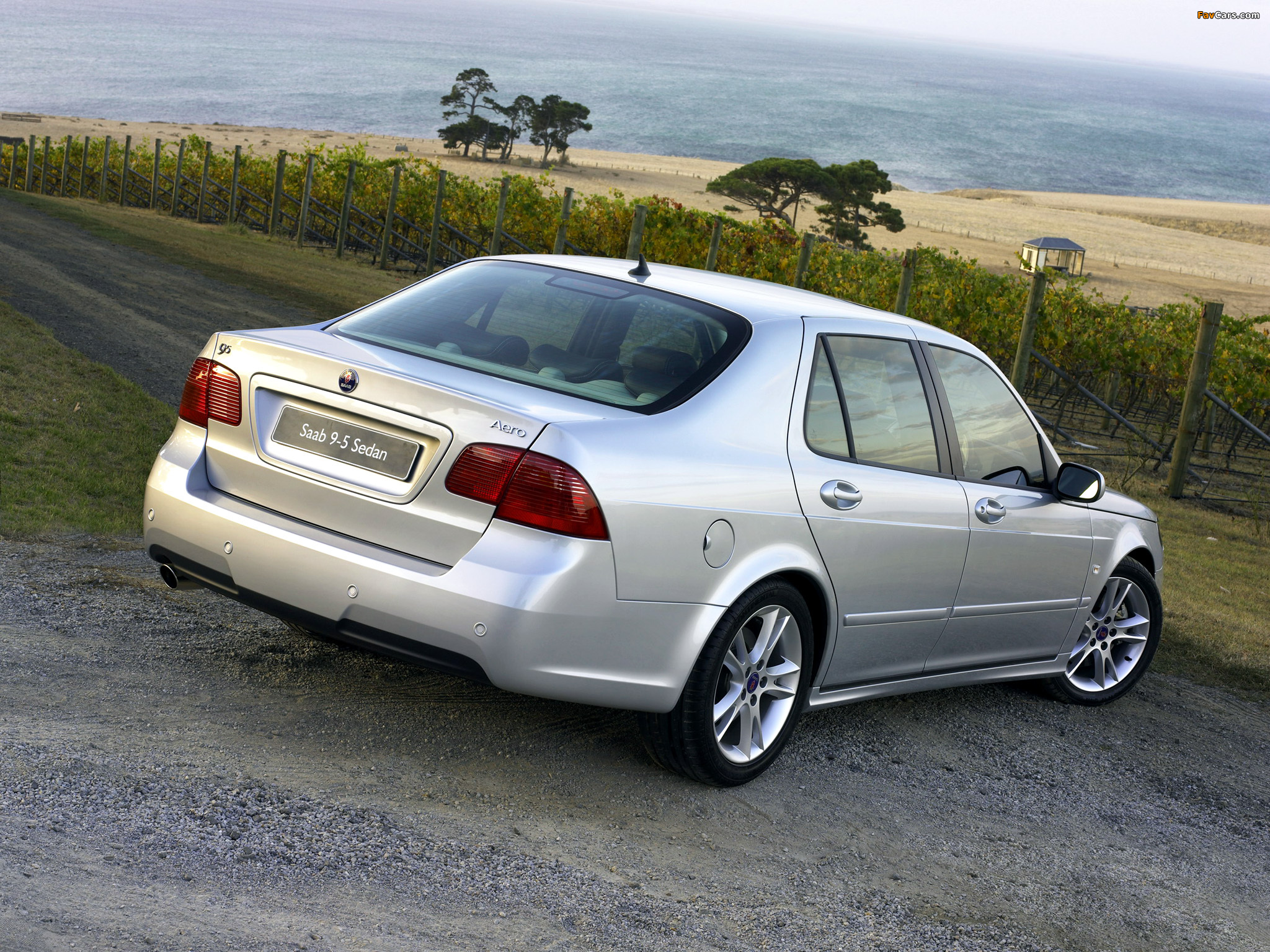 Photos of Saab 9-5 Aero Sedan UK-spec 2005–09 (2048 x 1536)