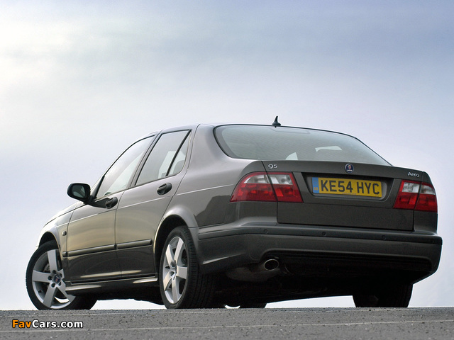 Pictures of Saab 9-5 Aero Sedan UK-spec 2002–05 (640 x 480)