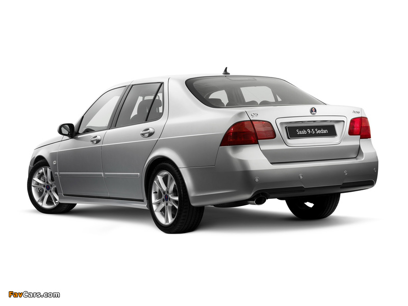 Pictures of Saab 9-5 Aero Sedan UK-spec 2005–09 (800 x 600)