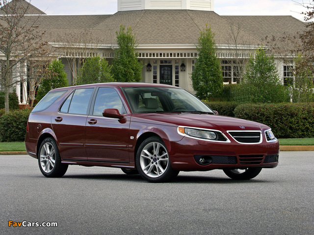 Pictures of Saab 9-5 SportCombi US-spec 2005–10 (640 x 480)