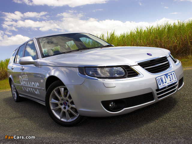 Pictures of Saab 9-5 BioPower SportCombi 2008–10 (640 x 480)