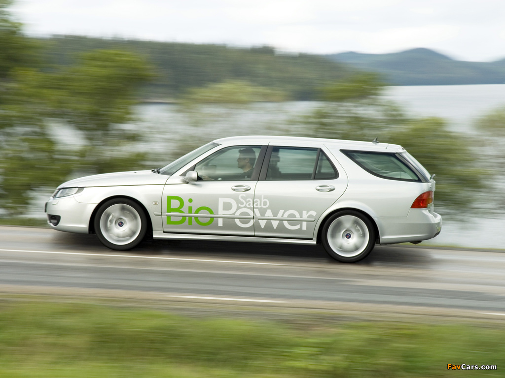 Pictures of Saab 9-5 BioPower SportCombi 2008–10 (1024 x 768)