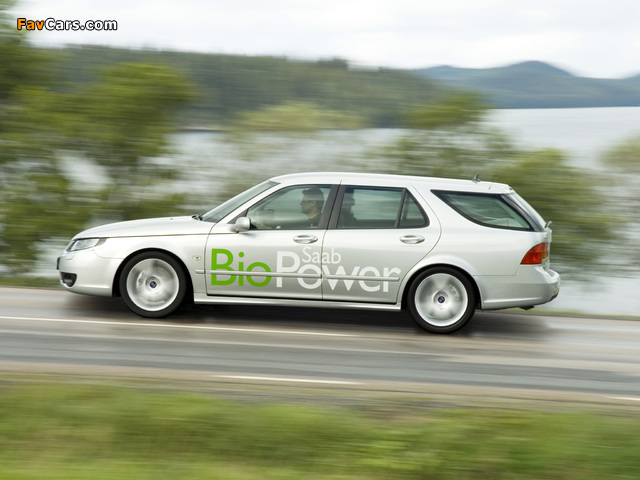 Pictures of Saab 9-5 BioPower SportCombi 2008–10 (640 x 480)