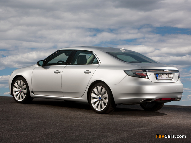 Pictures of Saab 9-5 Sedan Aero 2010–11 (640 x 480)