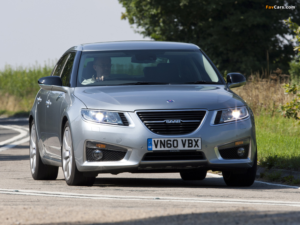 Pictures of Saab 9-5 Aero Sedan UK-spec 2010–11 (1024 x 768)