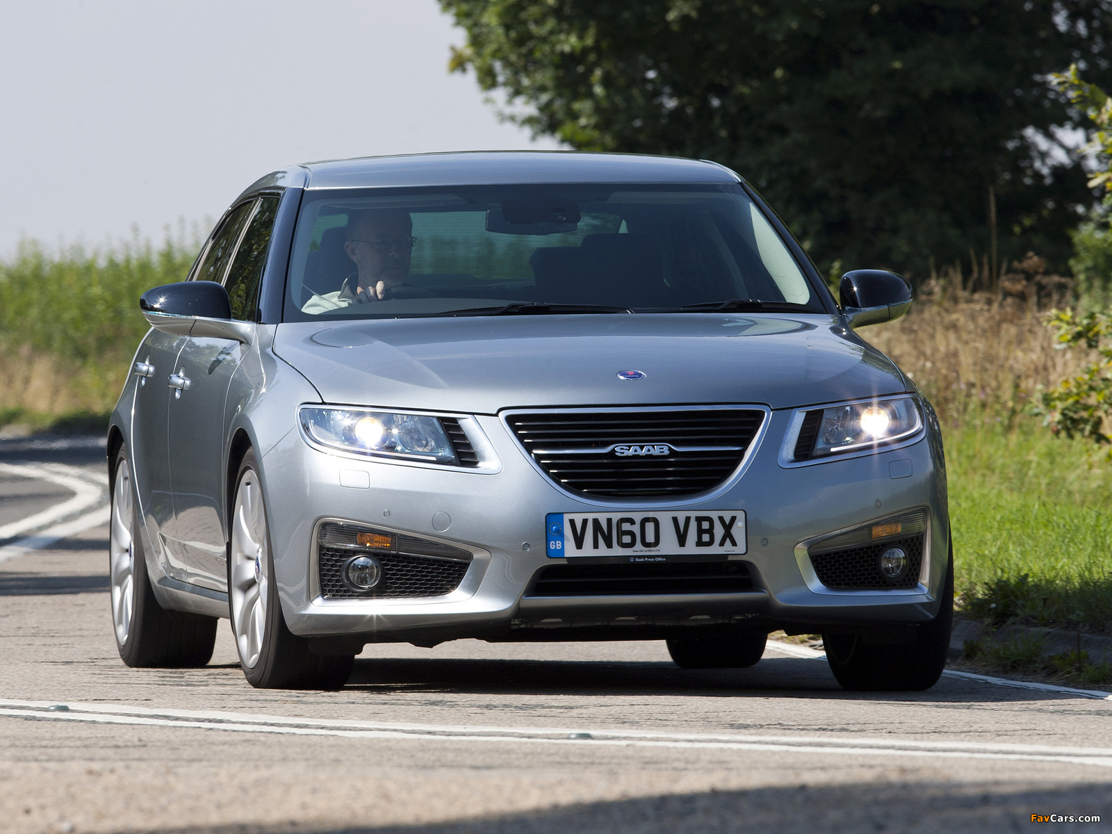 Pictures of Saab 9-5 Aero Sedan UK-spec 2010–11 (1600 x 1200)