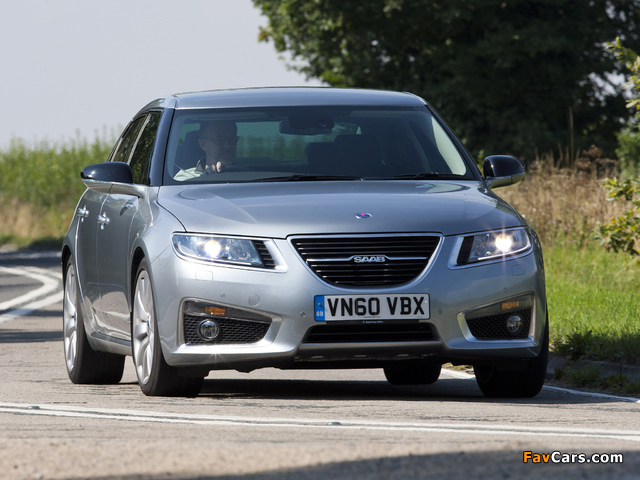 Pictures of Saab 9-5 Aero Sedan UK-spec 2010–11 (640 x 480)