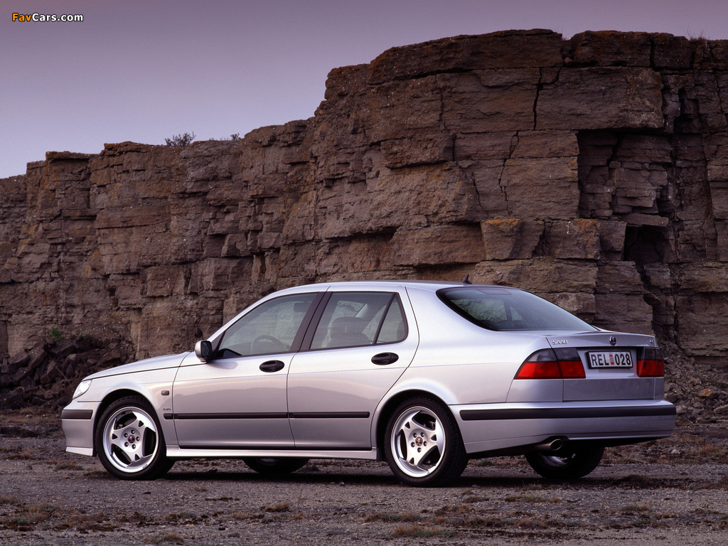 Saab 9-5 Sedan Aero 1999–2001 images (1024 x 768)