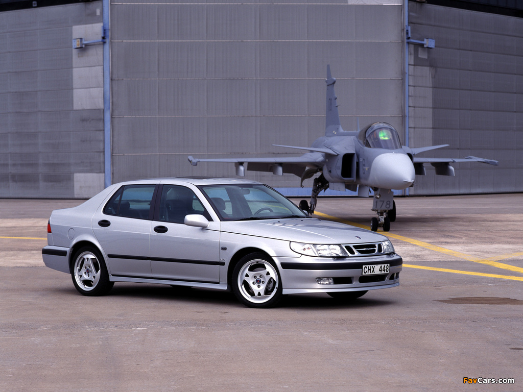Saab 9-5 Aero Sedan 1999–2001 wallpapers (1024 x 768)