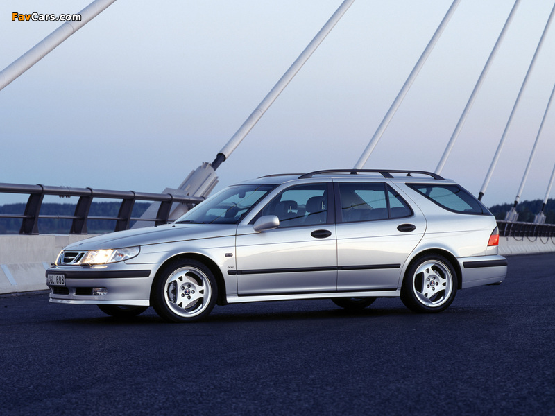 Saab 9-5 Aero Wagon 1999–2001 wallpapers (800 x 600)