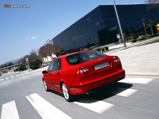 Saab 9-5 Aero Sedan 2002–05 images (640 x 480)