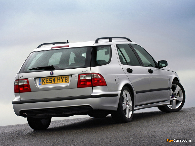 Saab 9-5 Aero Wagon UK-spec 2002–05 photos (800 x 600)