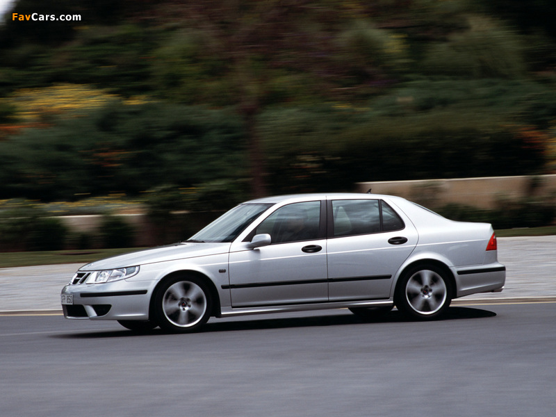 Saab 9-5 Aero Sedan 2002–05 wallpapers (800 x 600)