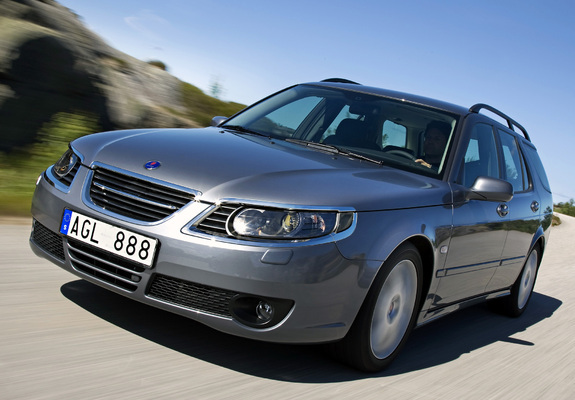 Saab 9-5 SportCombi Aero 2005–10 Images