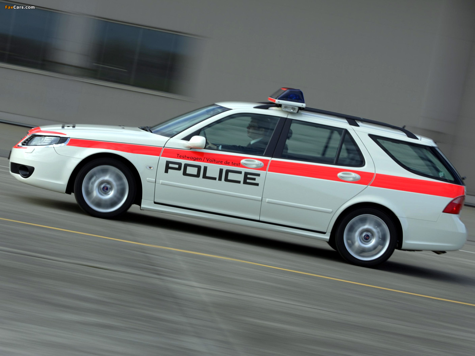 Saab 9-5 SportCombi Police 2005–10 images (1600 x 1200)