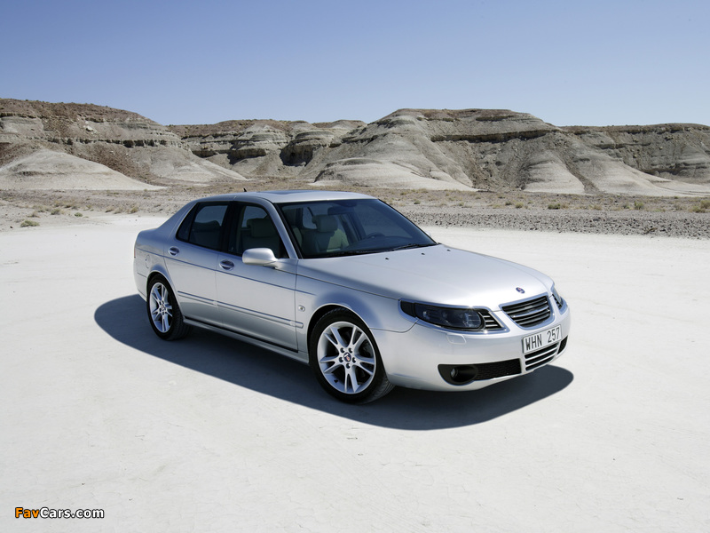 Saab 9-5 Sedan 2005–09 photos (800 x 600)