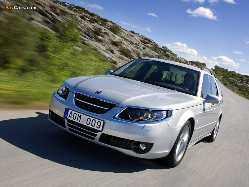 Saab 9-5 SportCombi 2005–10 photos (800 x 600)