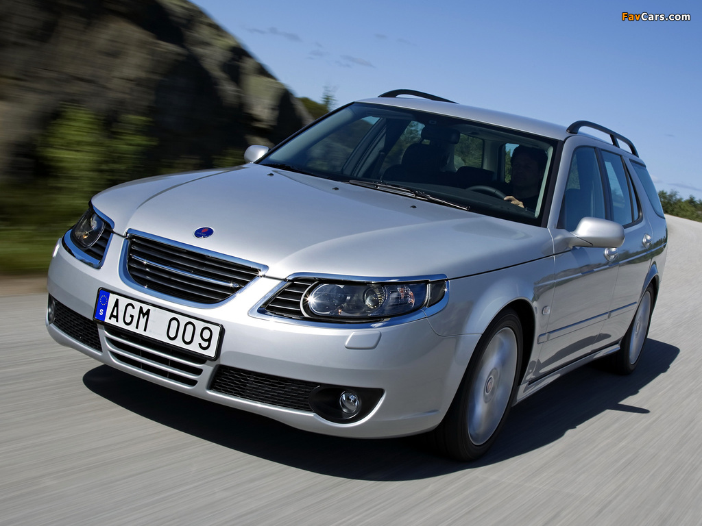 Saab 9-5 SportCombi 2005–10 photos (1024 x 768)