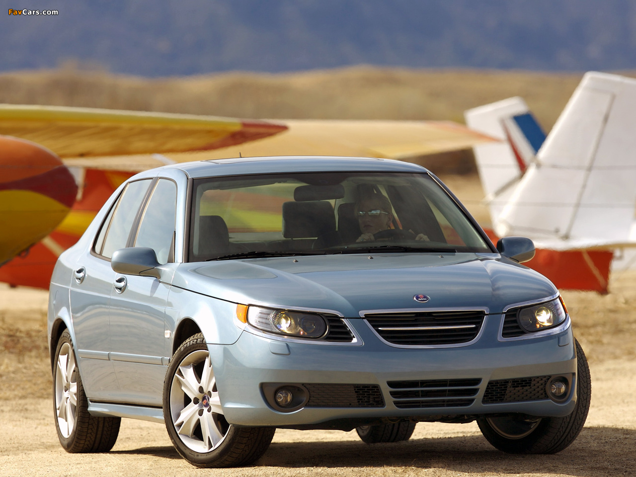 Saab 9-5 Aero Sedan US-spec 2005–09 wallpapers (1280 x 960)