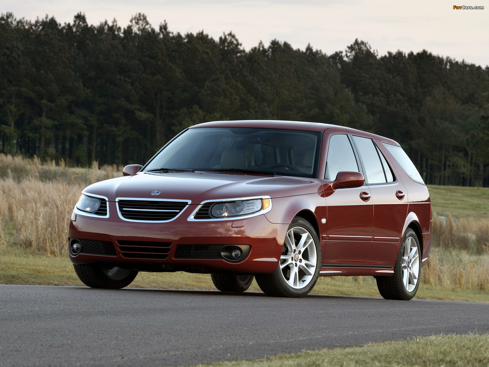 Saab 9-5 SportCombi US-spec 2005–10 wallpapers (1600 x 1200)