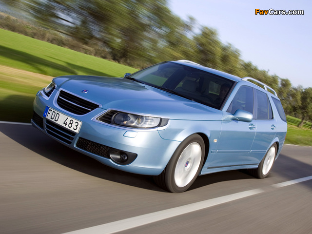 Saab 9-5 Estate Anniversary Edition 2007 pictures (640 x 480)