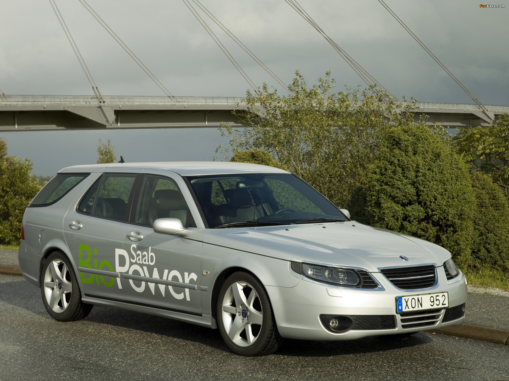 Saab 9-5 BioPower SportCombi 2008–10 images (2048 x 1536)