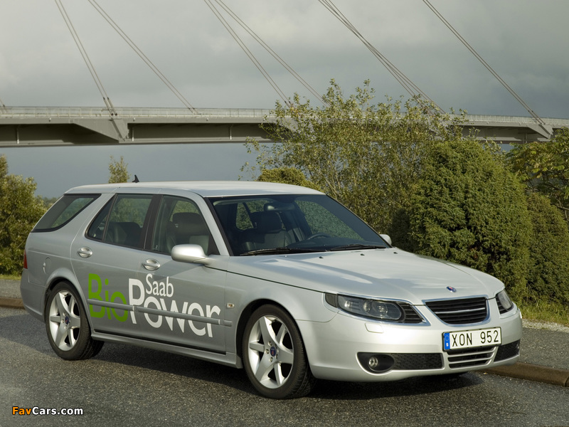 Saab 9-5 BioPower SportCombi 2008–10 images (800 x 600)