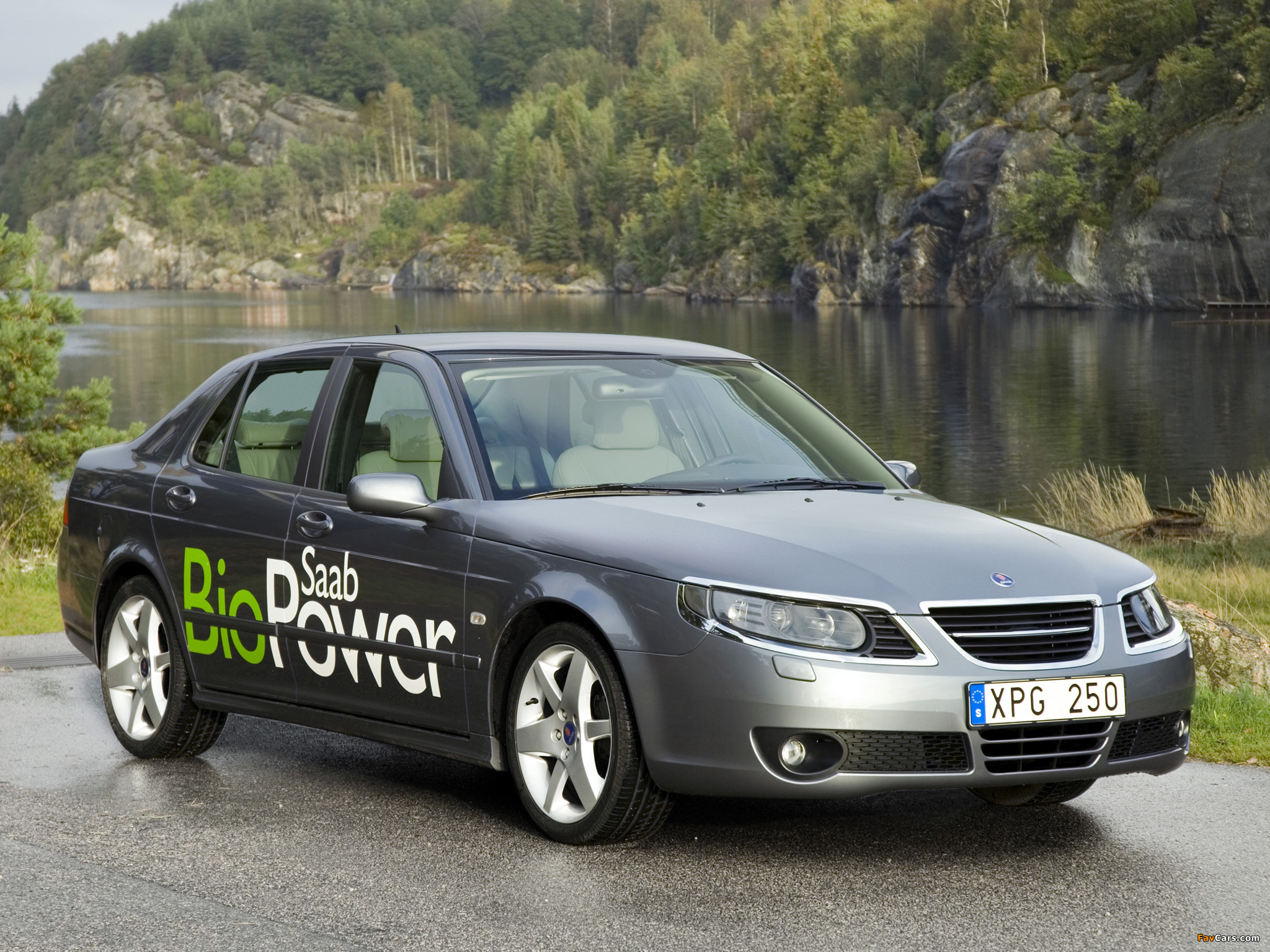 Saab 9-5 BioPower Sedan 2008–09 pictures (2048 x 1536)