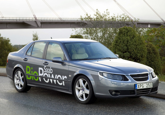 Saab 9-5 BioPower Sedan 2008–09 wallpapers