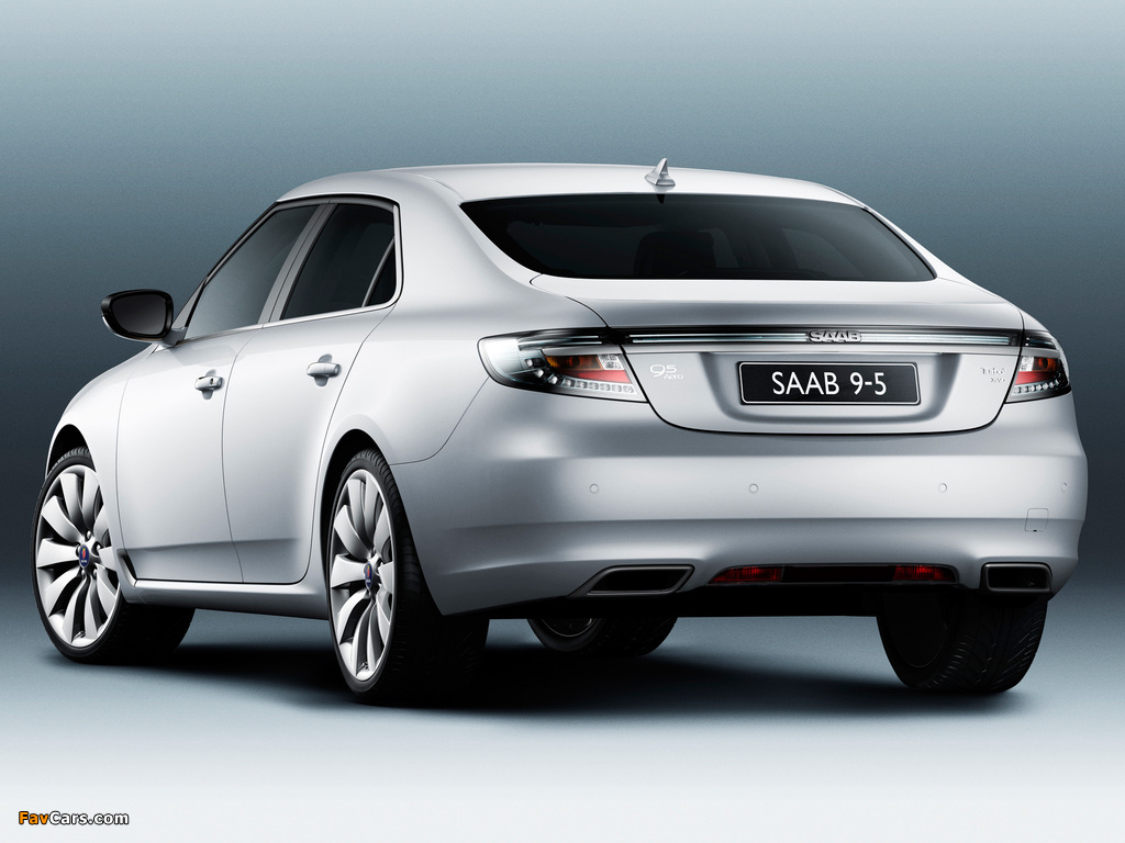 Saab 9-5 Sedan Aero 2010–11 images (1024 x 768)