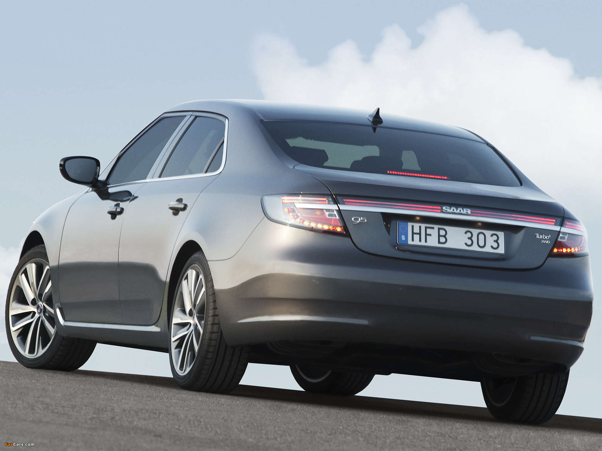 Saab 9-5 Sedan 2010–11 images (2048 x 1536)