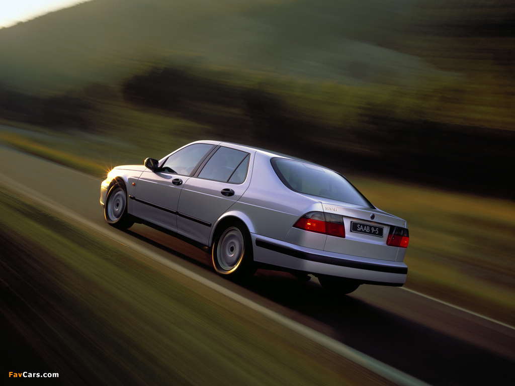 Saab 9-5 Sedan 1997–2001 wallpapers (1024 x 768)