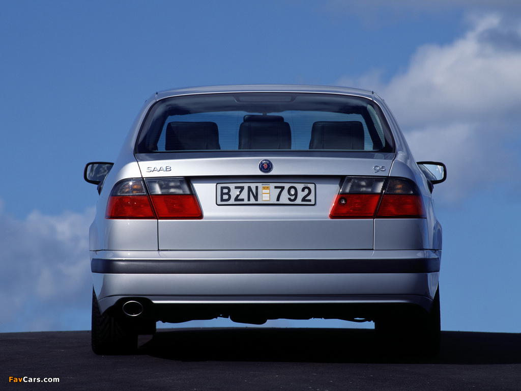 Saab 9-5 Aero Sedan 1999–2001 wallpapers (1024 x 768)