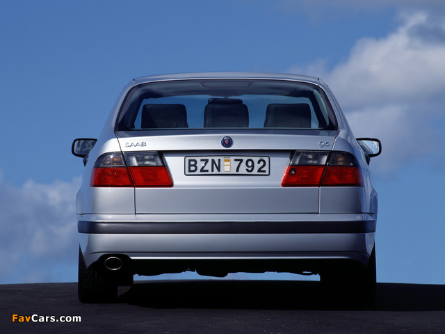 Saab 9-5 Aero Sedan 1999–2001 wallpapers (640 x 480)