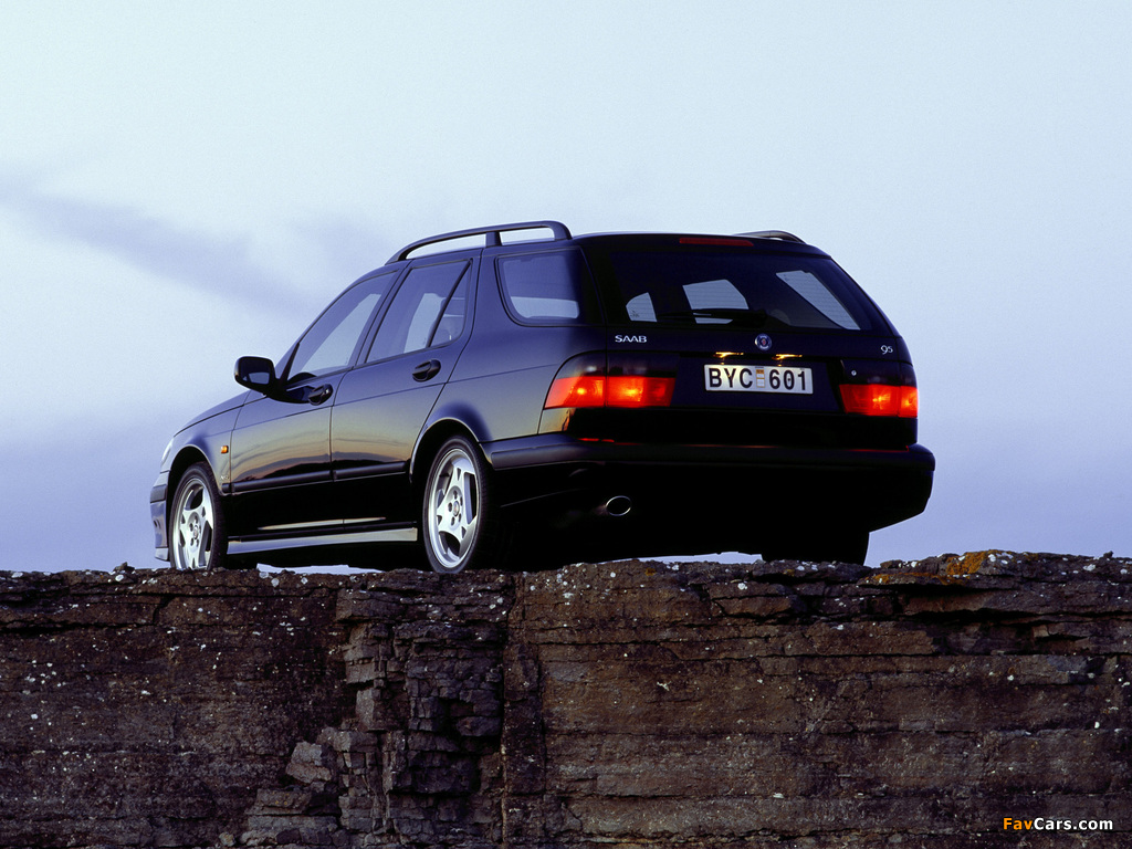 Saab 9-5 Aero Wagon 1999–2001 wallpapers (1024 x 768)
