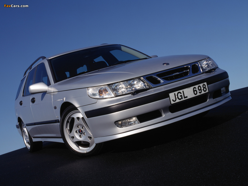 Saab 9-5 Aero Wagon 1999–2001 wallpapers (1024 x 768)